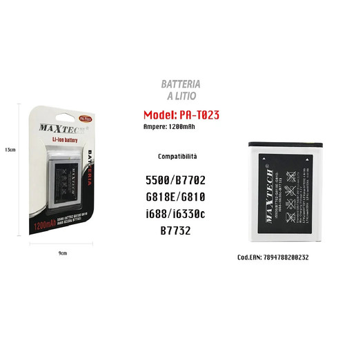 Batteria litio compatibile - batteria,