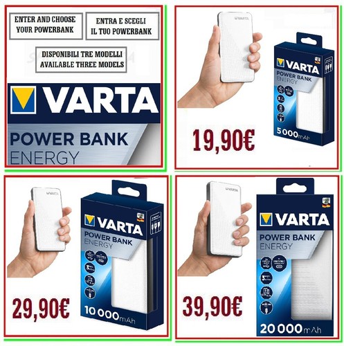 Power bank varta - bank, carica