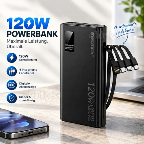 Powerbank 1000000mah 120w - powerbank,